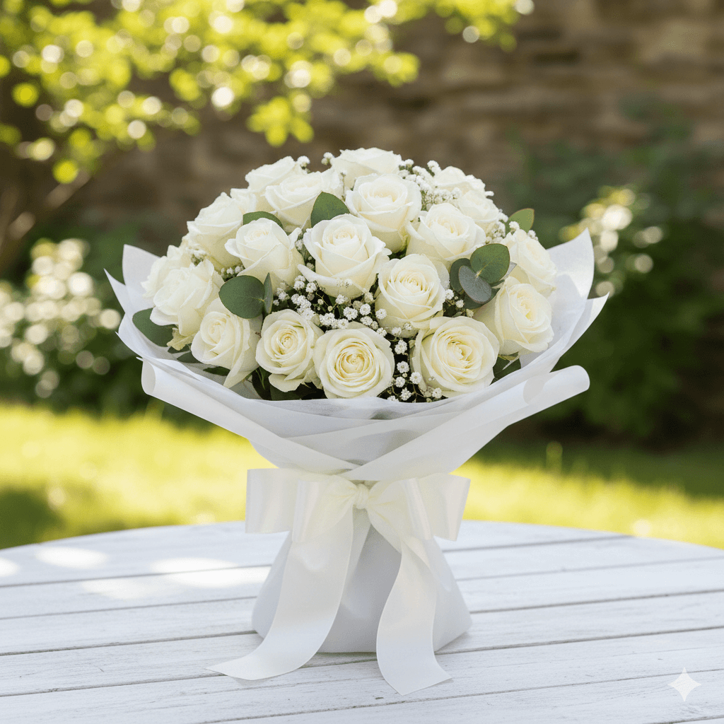 41 Adet Beyaz Gül